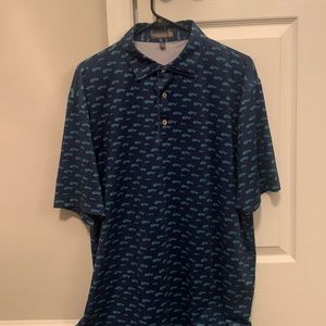 Men’s Peter Millar Summer Comfort Golf Polo size Large